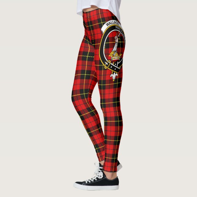 Leggings de mujer con Cresta del Clan Wallace de S (Izquierda)