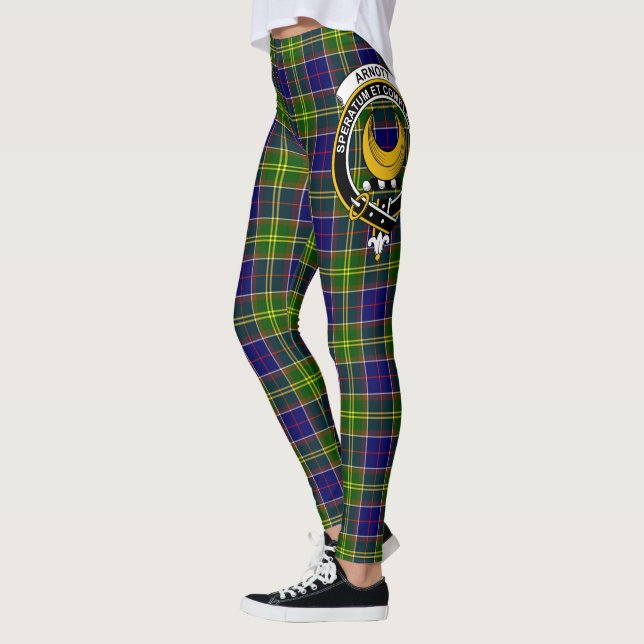 Leggings de mujer con tartán Crest Clan Arnott de  (Izquierda)