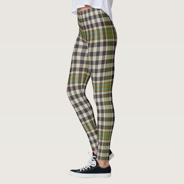 Leggings de mujer con tartán de Clan Burns de Scot (Izquierda)