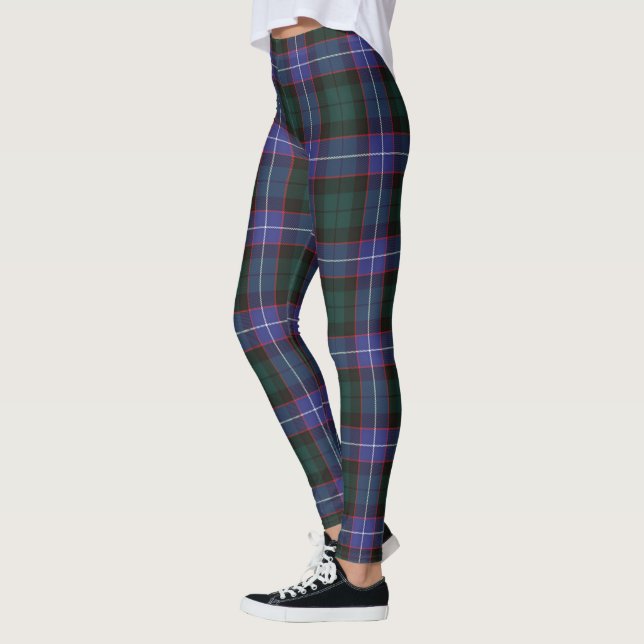 Leggings de mujer con tartán de Clan Cazador Scots (Izquierda)