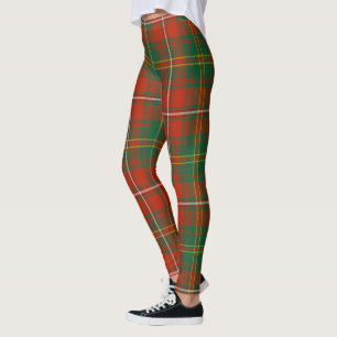 Leggings de mujer con tartán de heno del clan Scot