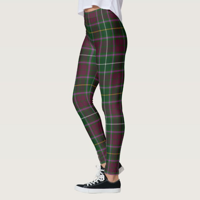 Leggings de mujer con tartán del clan Carruthers d (Izquierda)