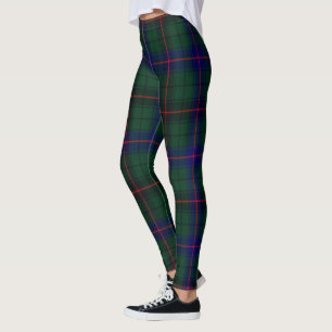 Leggings de mujer con tartán del clan Davidson Sco