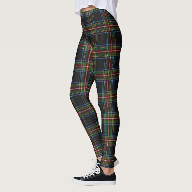 Leggings de mujer con tartán del clan Denniston Sc (Izquierda)