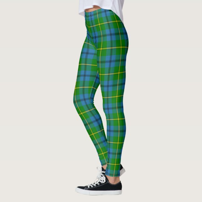 Leggings de mujer con tartán del clan Johnston de  (Izquierda)