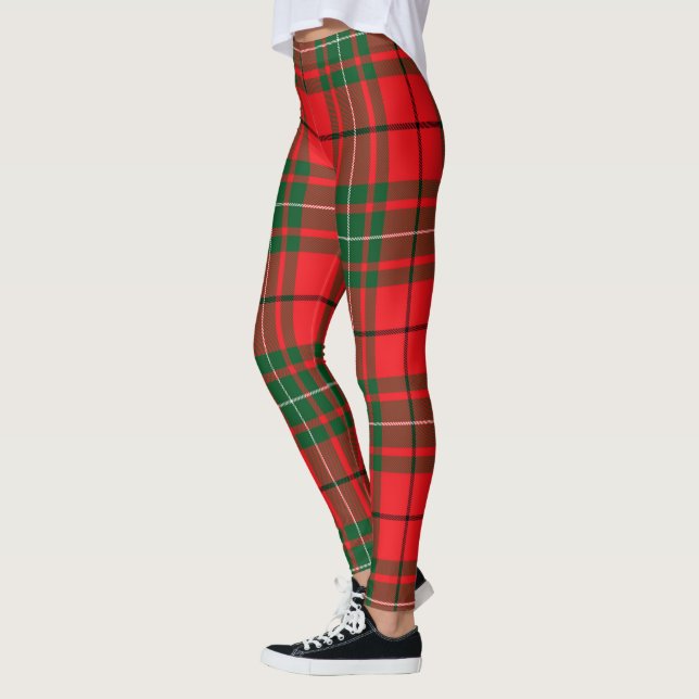 Leggings de mujer con tartán del clan MacAuley de  (Izquierda)