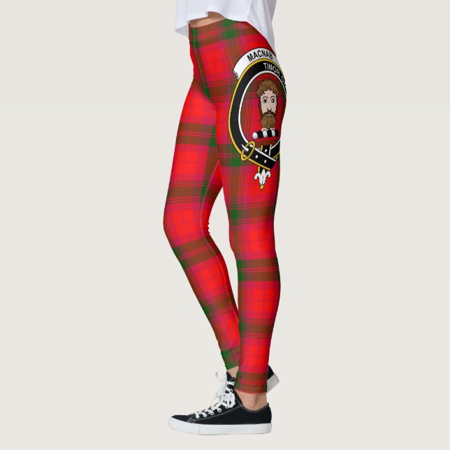 Leggings de mujer con tartán del Clan MacNab Crest (Izquierda)