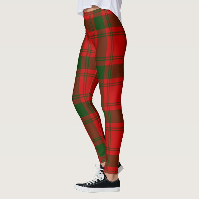 Leggings de mujer con tartán del clan MacQuarrie d (Izquierda)