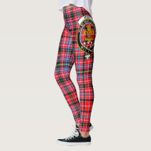 Leggings de mujer con tartán del Clan Udny Crest d