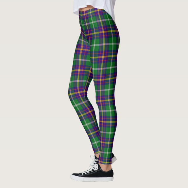 Leggings de mujer con tartán moderno del clan Scot (Izquierda)