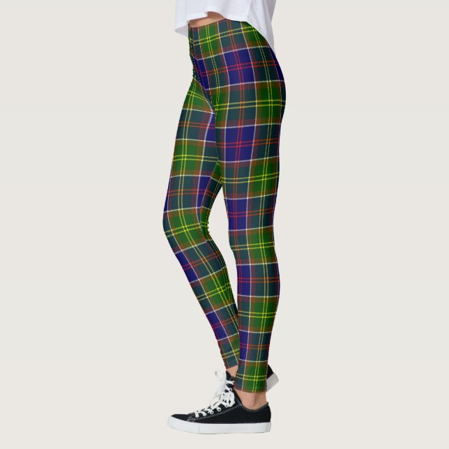 Leggings de mujer con tartán Whitefoord del clan S (Izquierda)