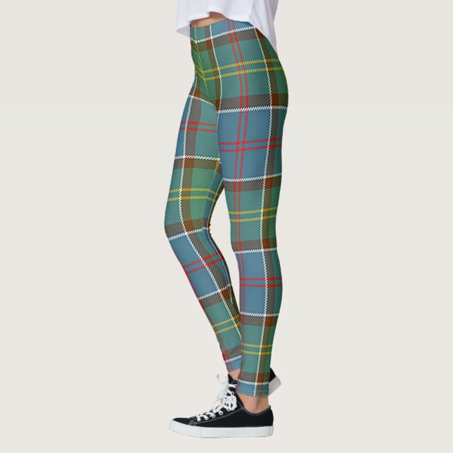 Leggings de mujer con tartán Whitelaw del clan Sco (Izquierda)