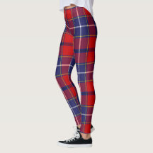Leggings de mujer con tartán Wishart del clan Scot