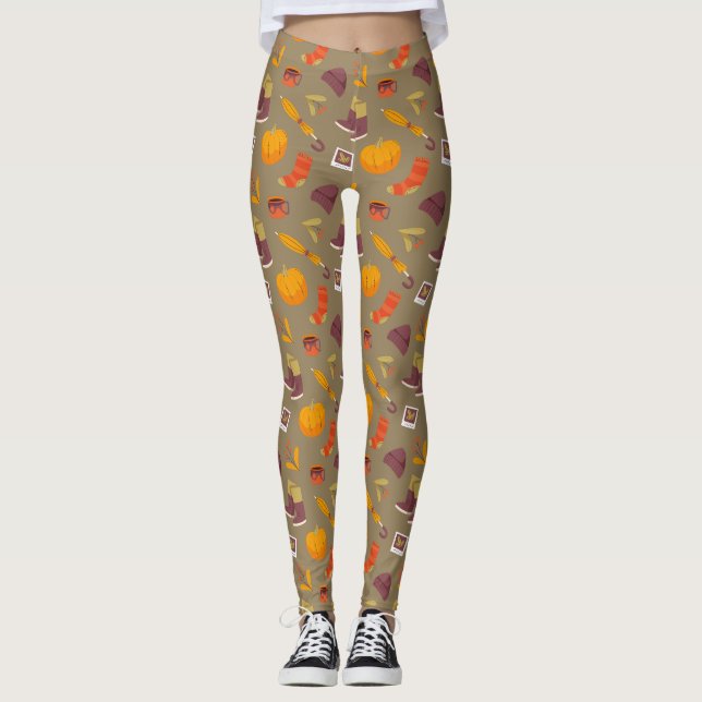 Leggings de mujer de cintura alta de moda (Anverso)