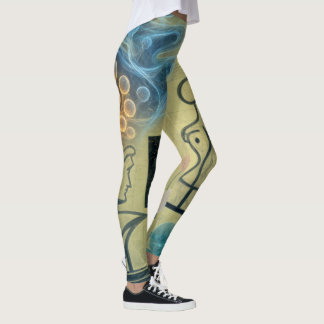 Leggings de mujer estilo collage