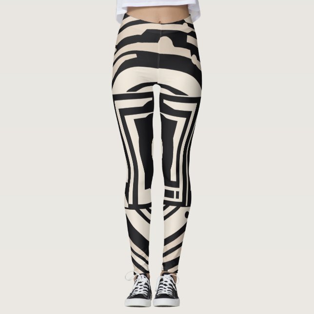 Leggings de mujeres de masas digitales (Anverso)