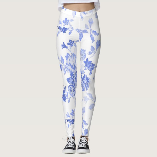 Leggings de mujeres florales (Anverso)