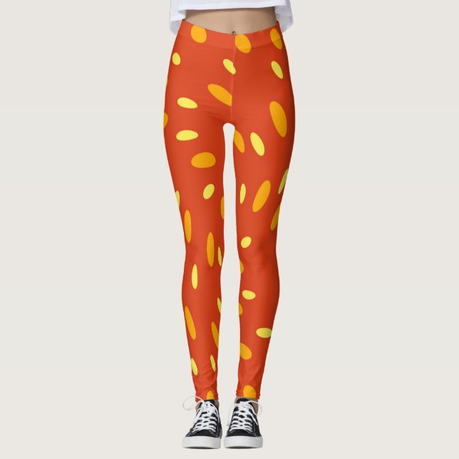 Leggings de mujeres naranjas (Anverso)