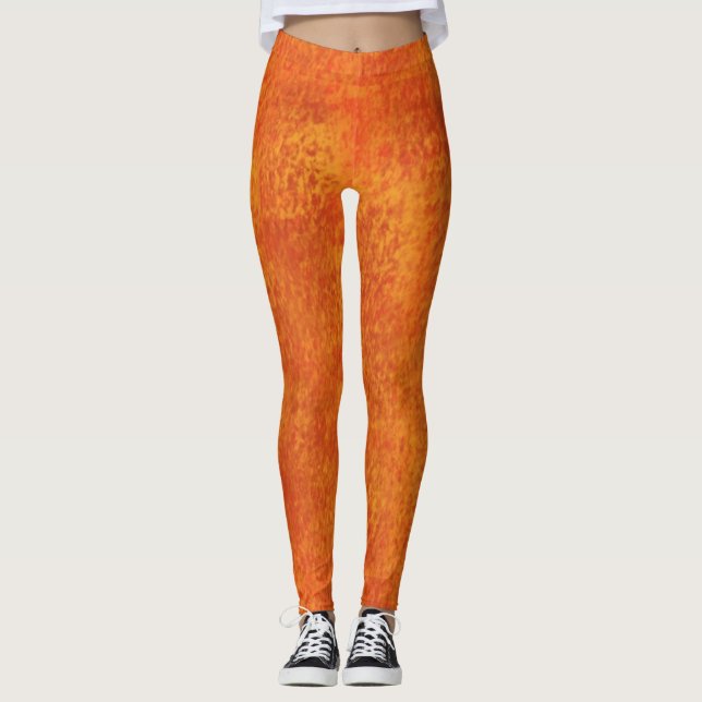 Leggings de mujeres naranjas (Anverso)