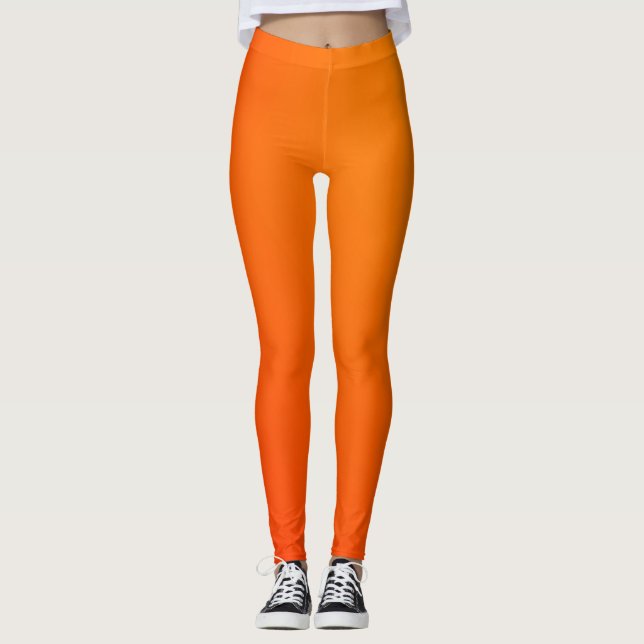 Leggings de mujeres naranjas (Anverso)