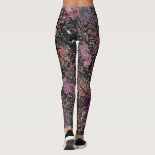 Leggings de múltiples colores en negro - HAMbWG