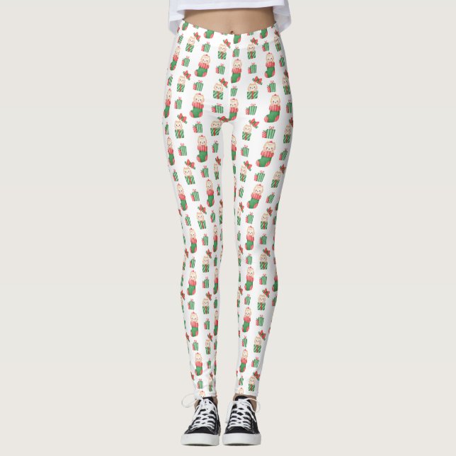 Leggings de Navidades "Whisker Wonderland" (Anverso)