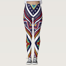 Leggings de onda eléctrica 