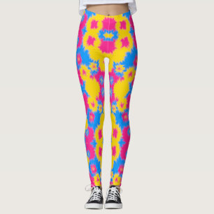 Leggings de orgullo pansexual Tie Dye