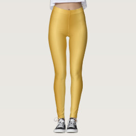 Leggings De oro brillante