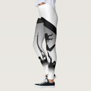 Leggings de parís y la torre Eiffel