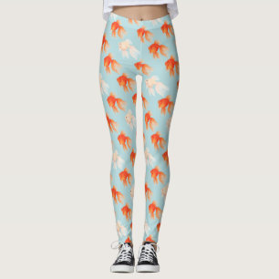 Leggings de peces dorados
