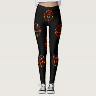 leggings de pentagramas