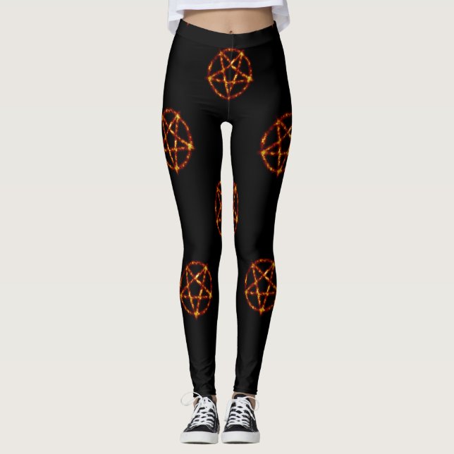 leggings de pentagramas (Anverso)