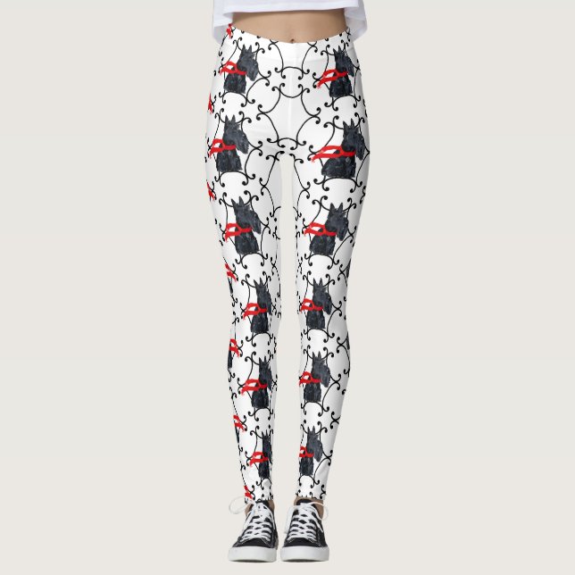 Leggings de perro Scottie (Anverso)