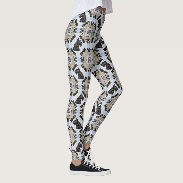 Leggings de perro Scottie (Derecha)