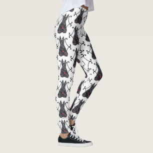 Leggings de perro Scottie