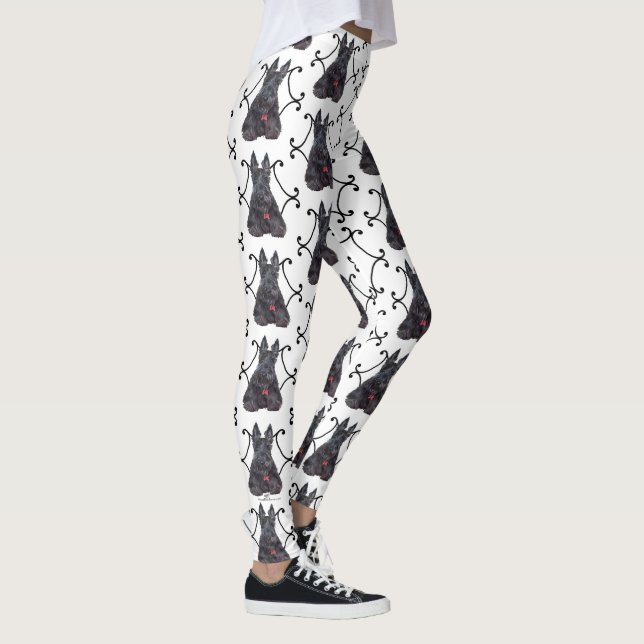 Leggings de perro Scottie (Derecha)