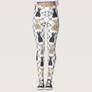 Leggings de perro Scottie