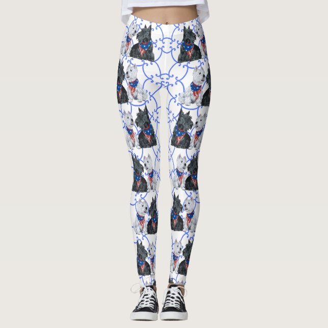 Leggings de perro Scottie (Anverso)