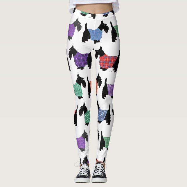Leggings de perro Scottie (Anverso)