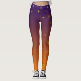 Leggings de Personalizados de oro naranja