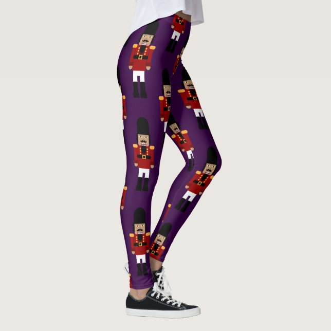 Leggings de petaca (fondo púrpura) (Derecha)