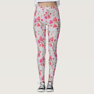 Leggings de Pétalos Sonrojados