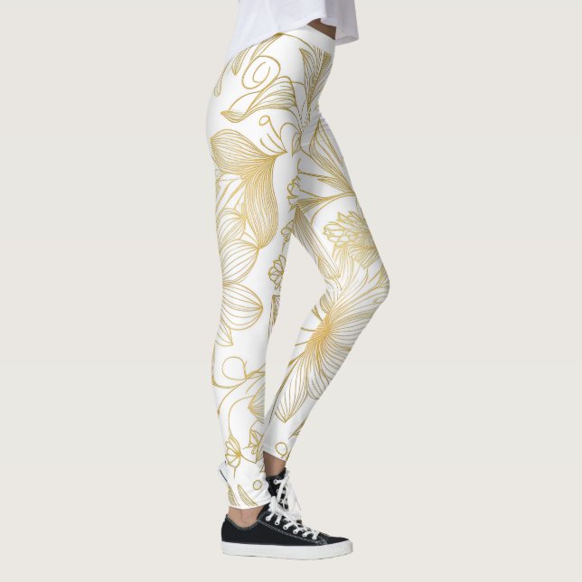 Leggings de Pilates Elegantes (diseños orientales) (Derecha)