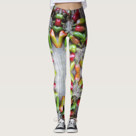 leggings de pimiento morrón
