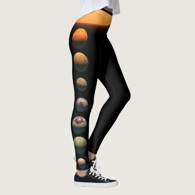Leggings de planetas de la galaxia (Derecha)