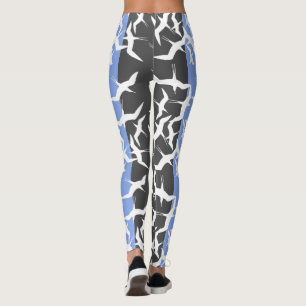 Leggings de Poder de Pájaro Volador Elegante