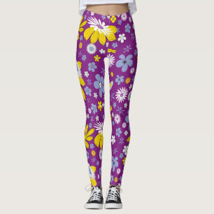 leggings de poder floral