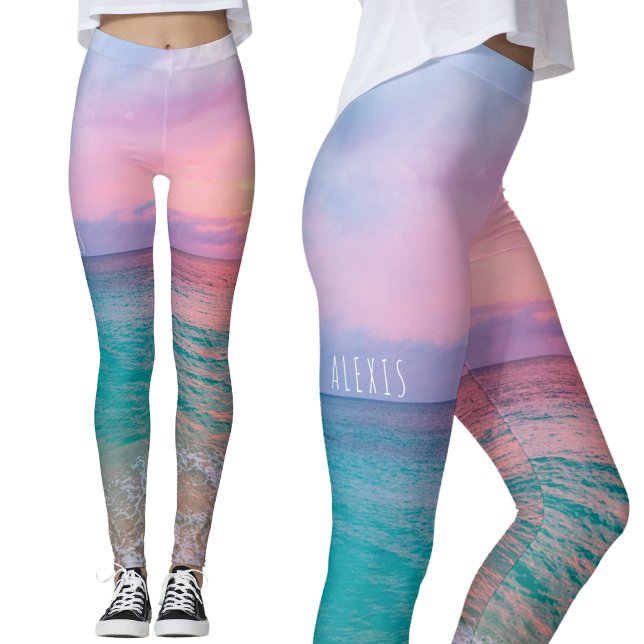 Leggings de puesta de sol en el océano de verano (Subido por el creador)