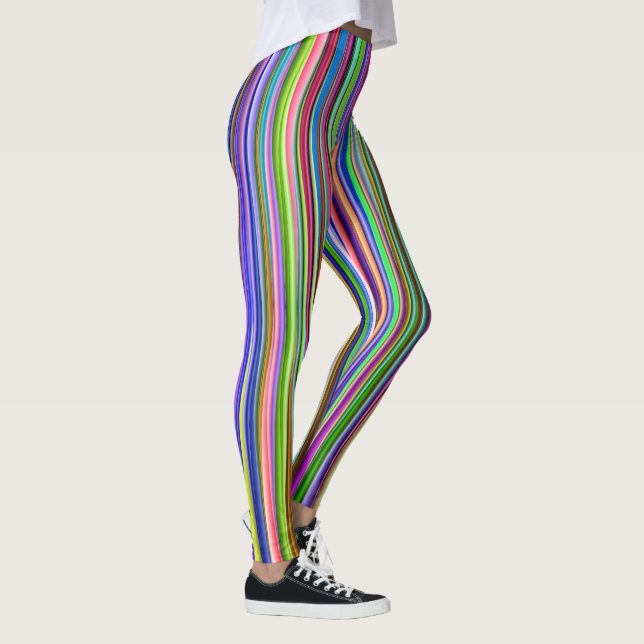 Leggings de rayas multicolor (Derecha)